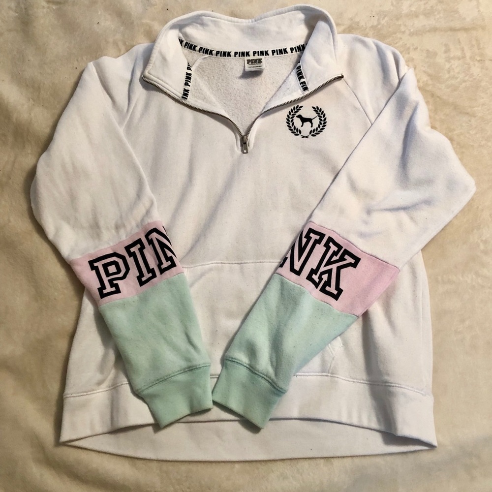 PINK Quarter Zip Sweatshirt